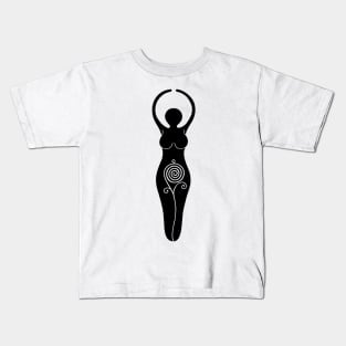 Spiral Goddess Kids T-Shirt